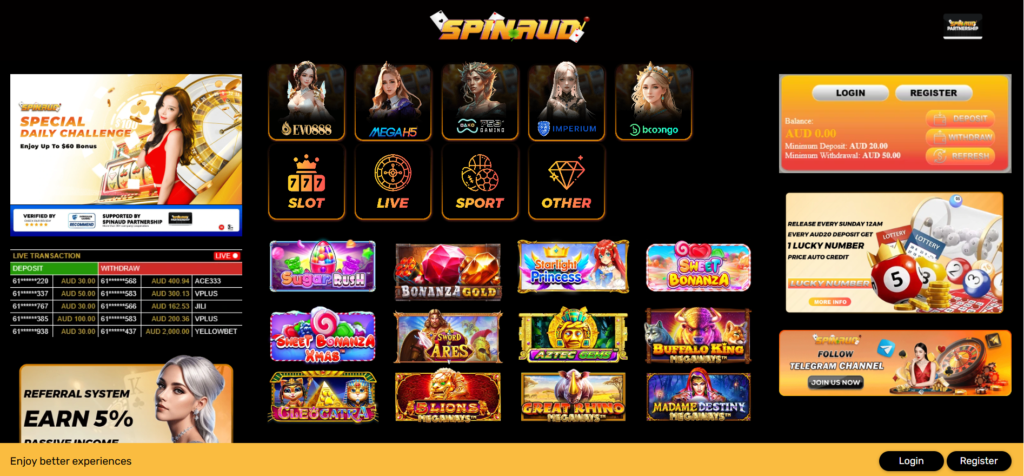 spinaud free spin bonus