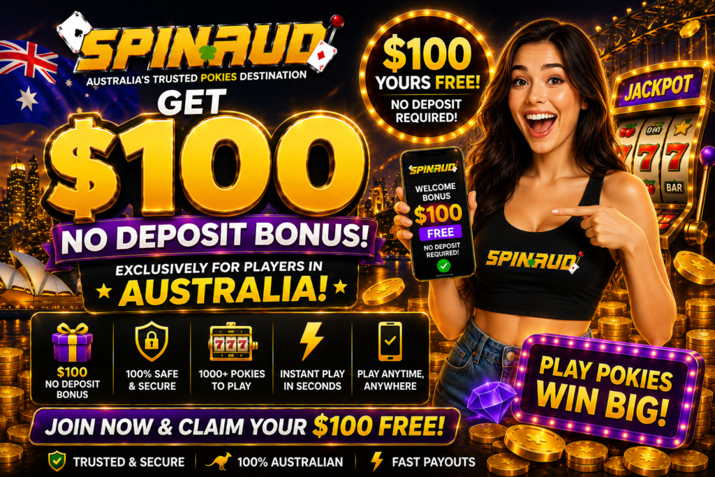 free $100 pokies no deposit sign up bonus Australia