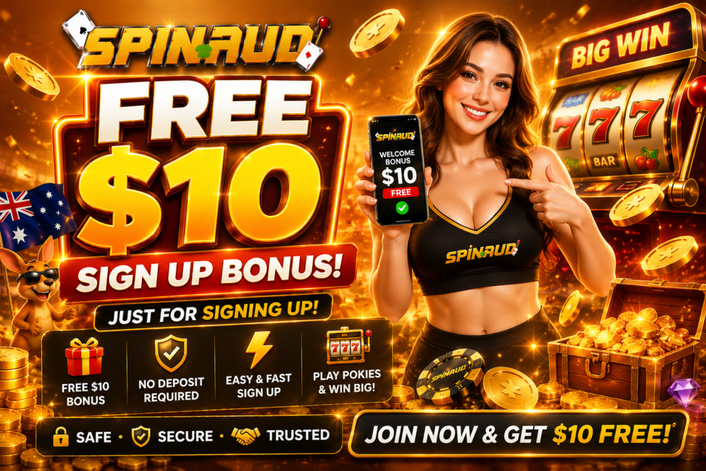 free $10 sign up bonus pokies Australia